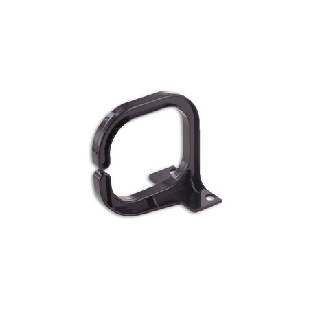 QUEST MFG Vertical D-Ring Cable Manager, 34 Cables, 1U, Black VD-00-034